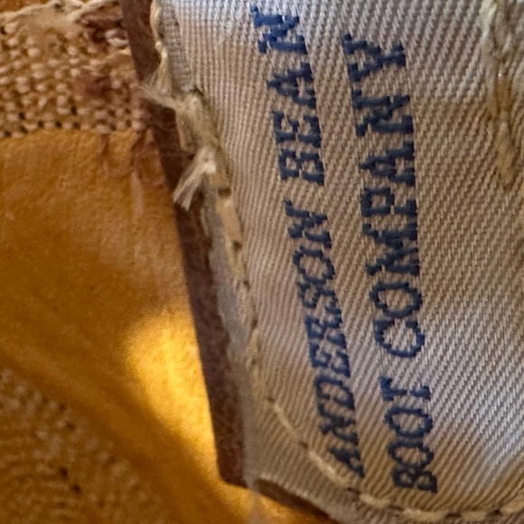 Brown Leather Cowboy Ostrich Boots Anderson Bean - Picture 5 of 6